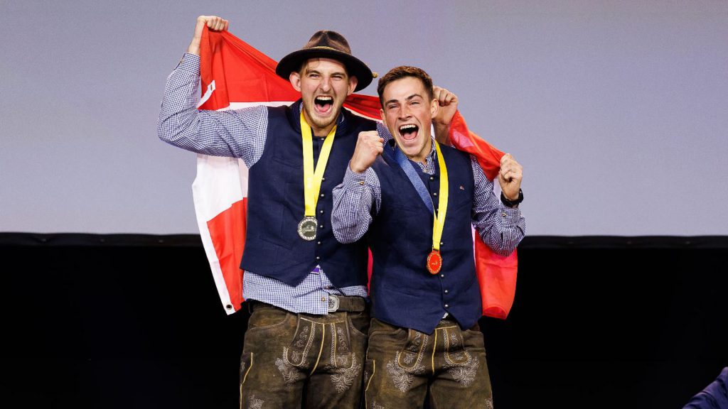 Weltmeister Betonbau 2023 - Oliver Waily und Jonas Schulner